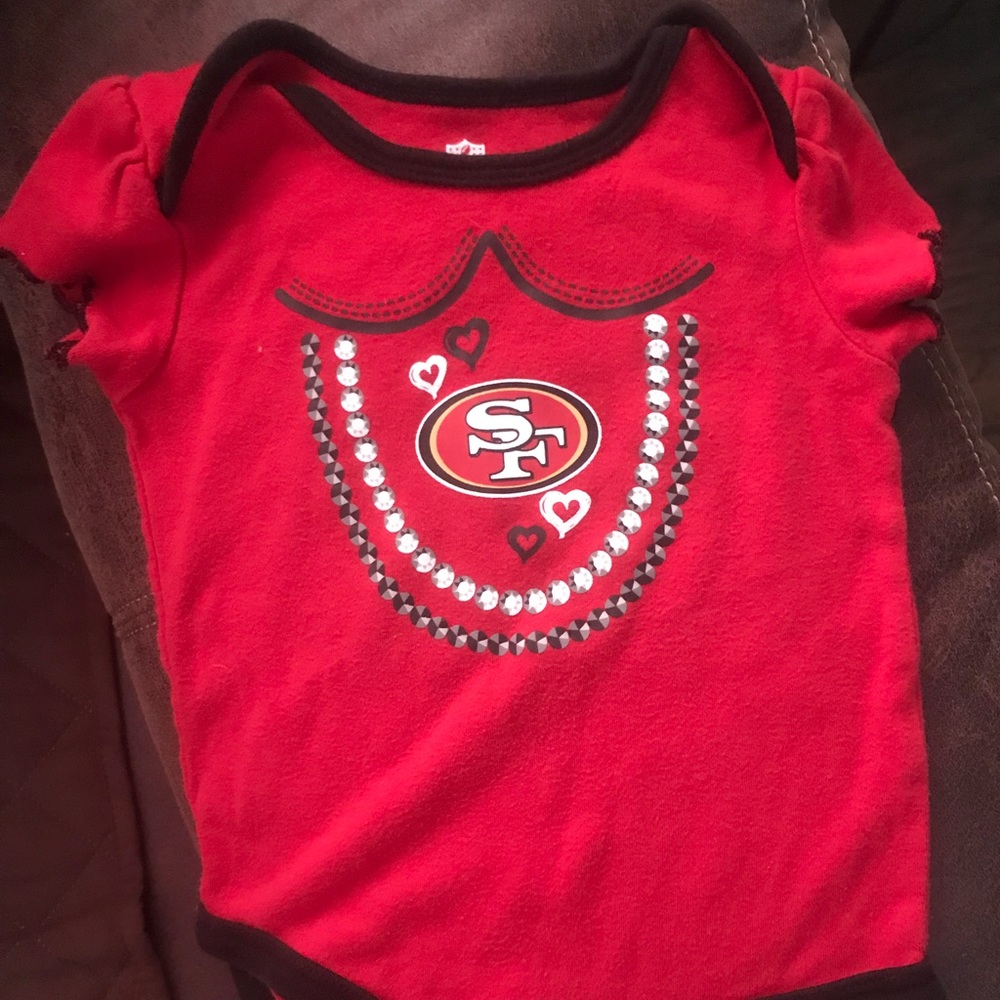 49ers San Francisco Baby girl onesie